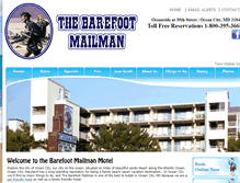 Tablet Screenshot of barefootmailman.com